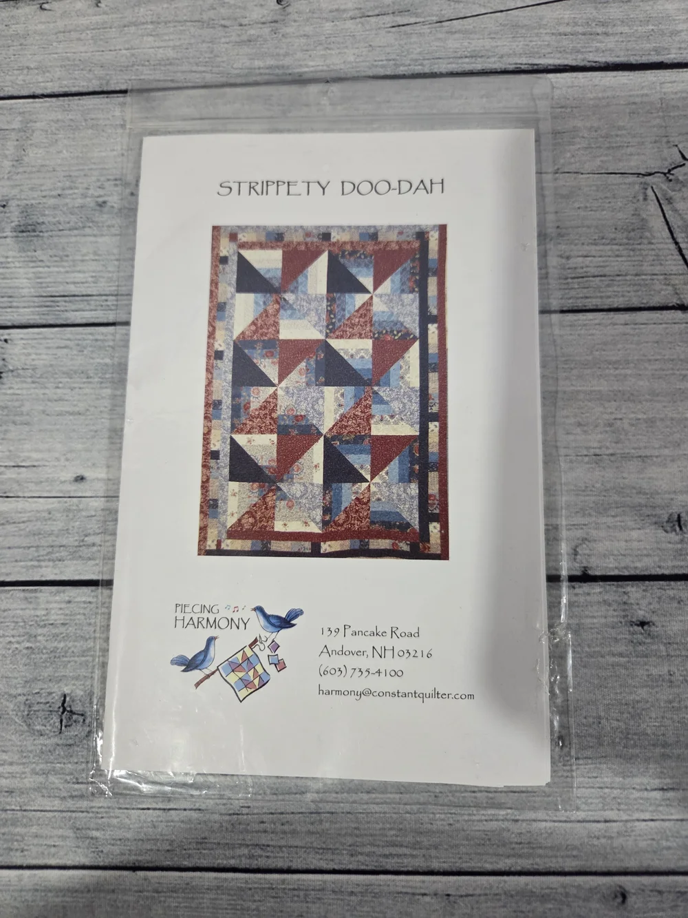 Piecing Harmony Quilting Pattern Strippety Doo-Dah